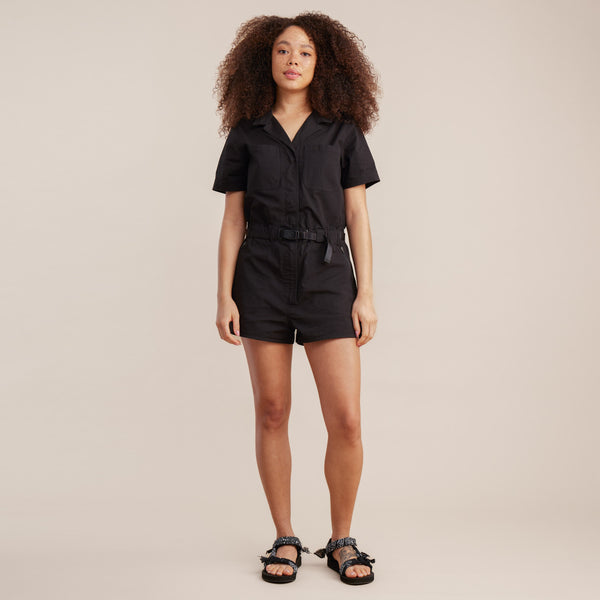 roark Campover Romper - Black | Roark