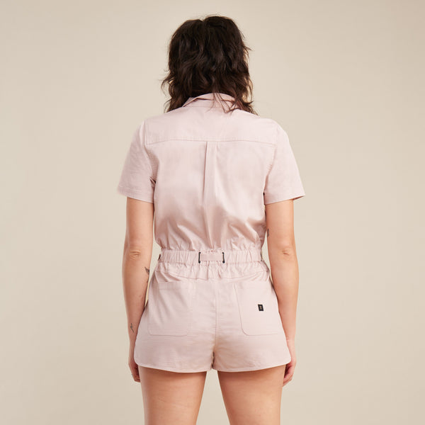 Roark Campover Romper - Dusty Pink | Roark