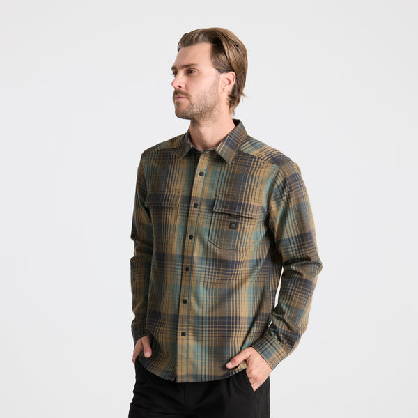 Roark Diablo Flannel In Khaki