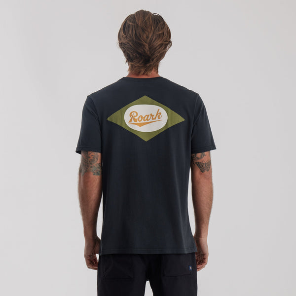 Roark Diamond Script Premium Tee - Black | Roark
