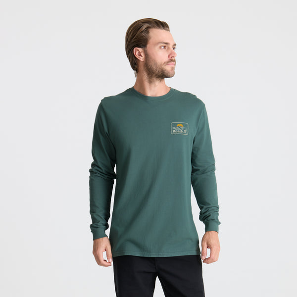 Roark Earth & Sea Premium Tees In Slate Green