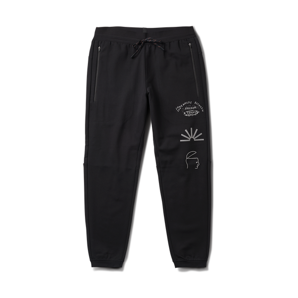 roark El Morro Fleece Pant 2.0 Pants in Black