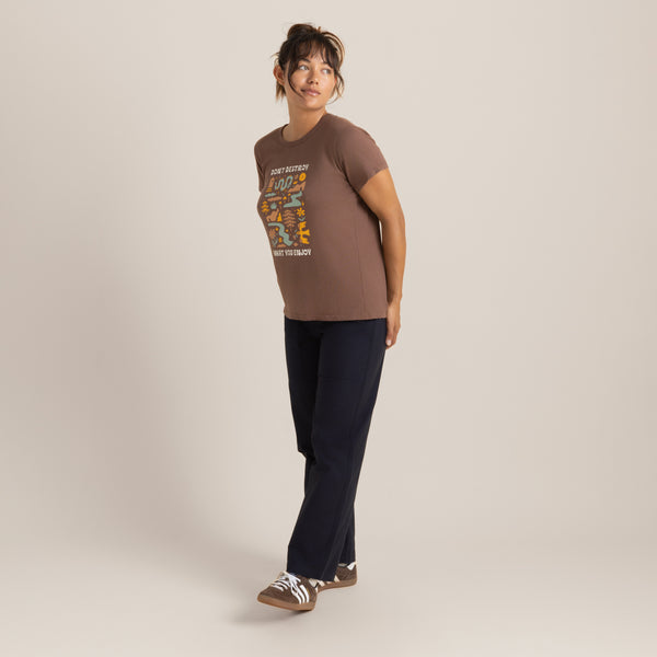 Roark Enjoy Everyday Premium Tee - Saddle | Roark