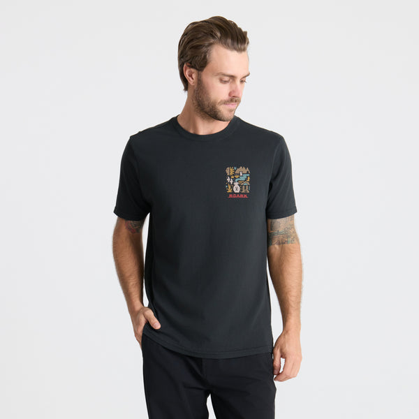 Roark Enjoy Premium Tee In Black