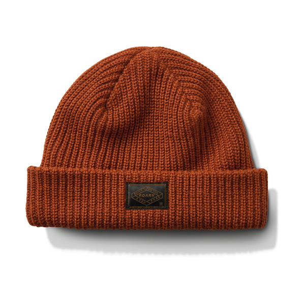 roark Fisherman Beanie in Burnt Orange