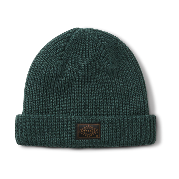roark Fisherman Beanie in Dark Forest