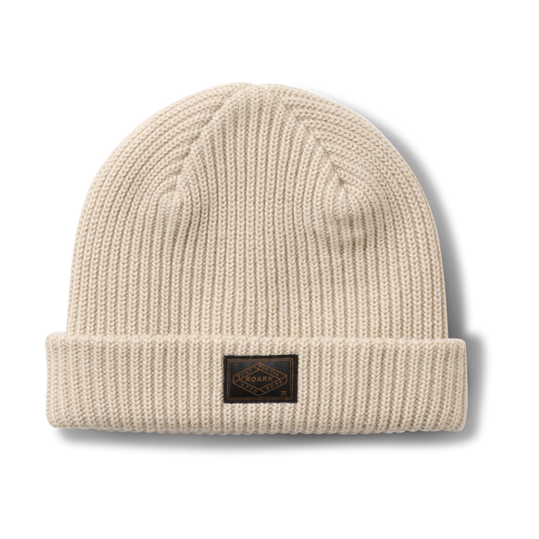 roark Fisherman Beanie in Fossil