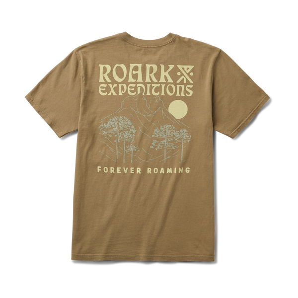 roark Forever Roaming Premium Tee in Khaki