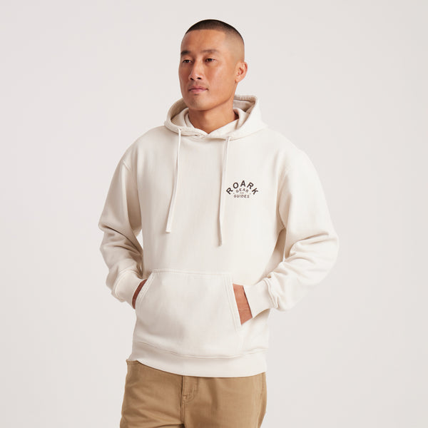 Roark Gear And Guides Hoodie In Bone