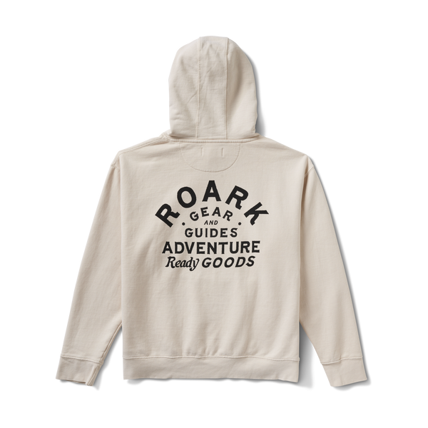 roark Gear And Guides Hoodie in Bone