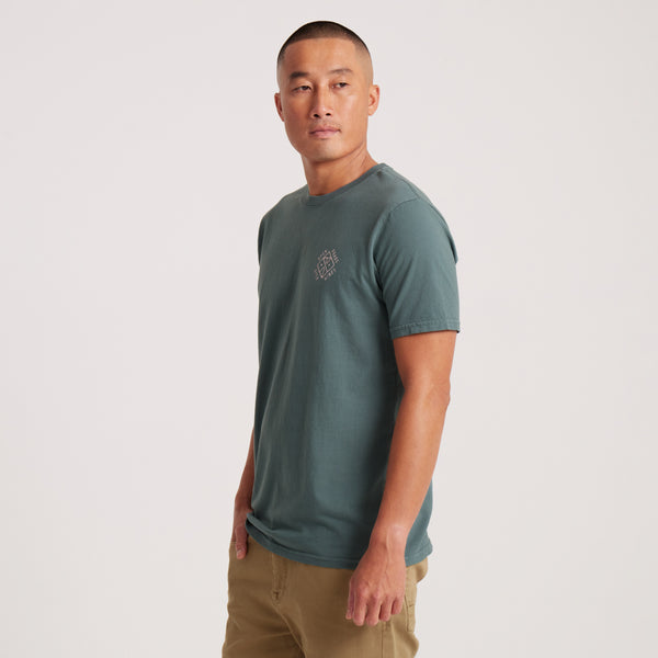 Roark Ghostrider Premium Tee In Forest