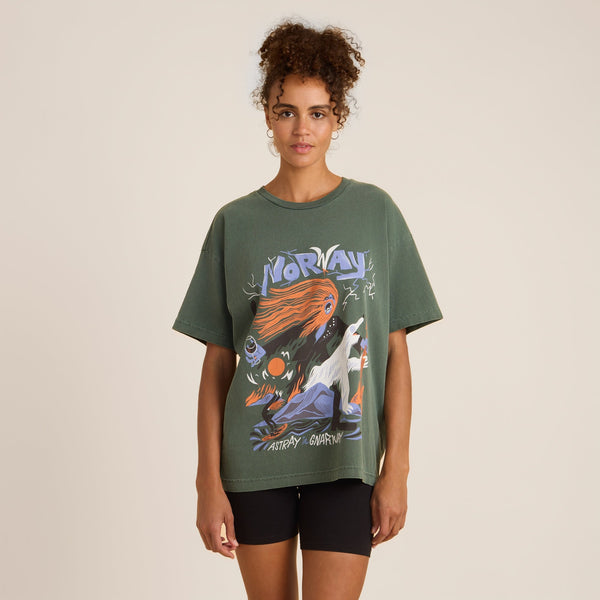 Roark Gnarway Oversized Premium Tee - Tundra | Roark