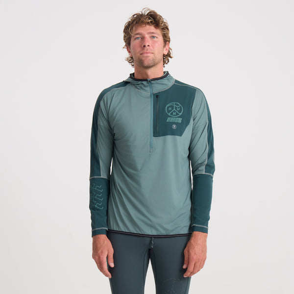 Roark Grinnell Active Hoodie In Dark Forest
