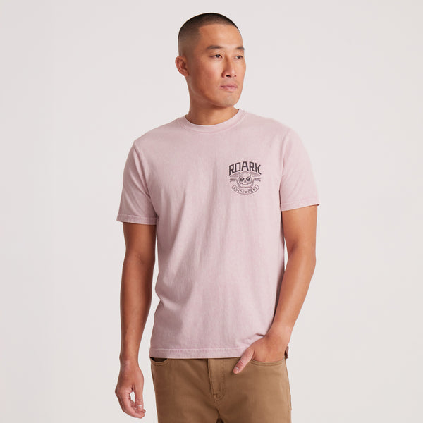 Roark Guideworks Premium Tee In Dusty Violet