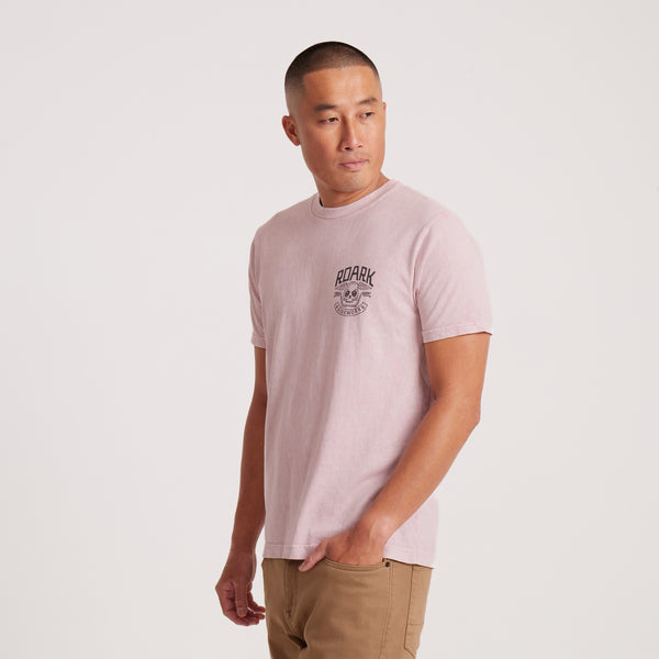 Roark Guideworks Premium Tee In Dusty Violet