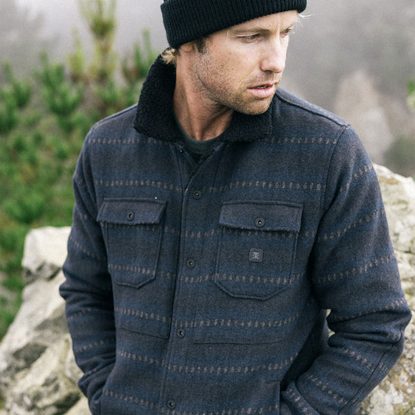 Roark Hebrides Jacket In Onyx