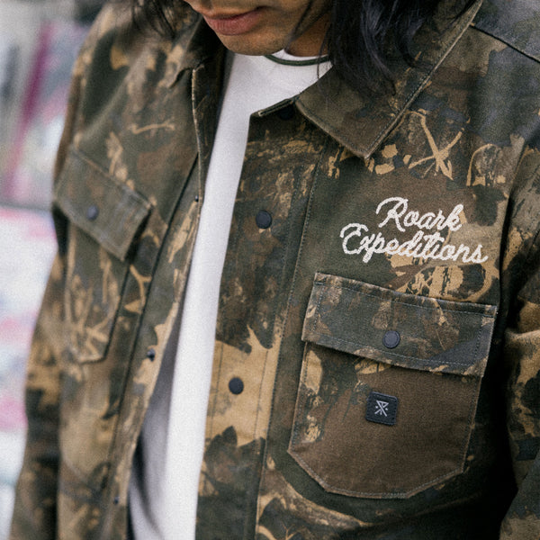 Roark Hebrides Unlined Jacket In Camo