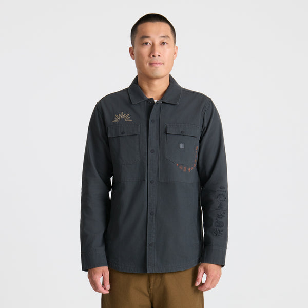 Roark Hebrides Unlined Jacket In Onyx