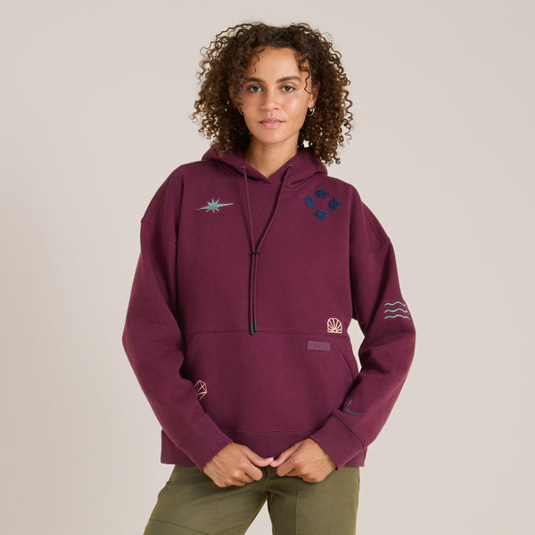 Roark Hiker Hoodie In Blackberry
