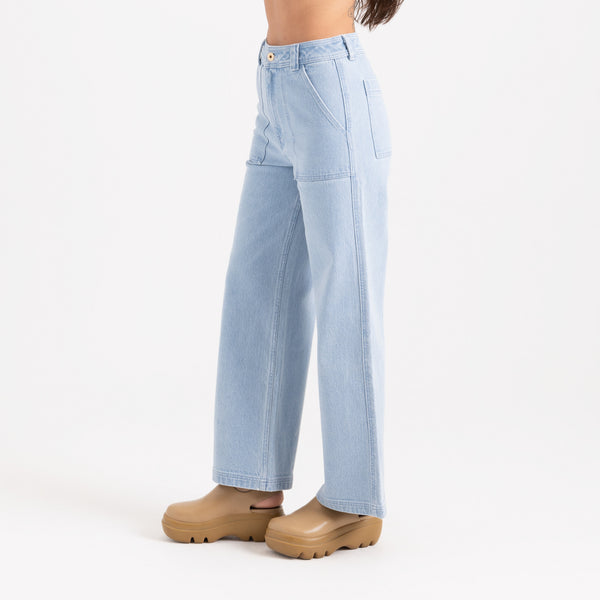 Roark HWY 125 Jeans In Bleach Wash Indigo