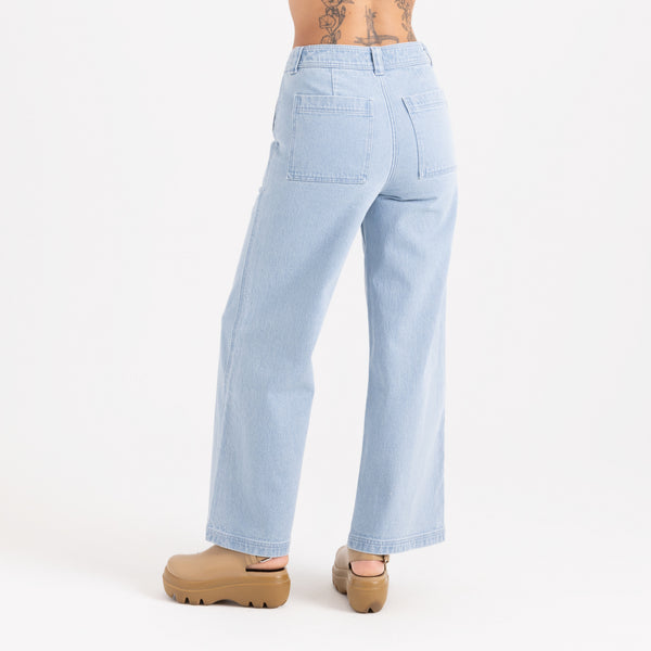 Roark HWY 125 Jeans In Bleach Wash Indigo