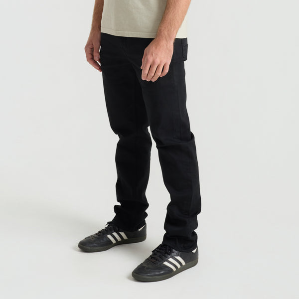 Roark HWY 128 5-Pocket Broken Twill Denim In Black