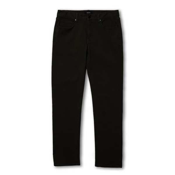 roark HWY 128 5-Pocket Broken Twill Denim in Black