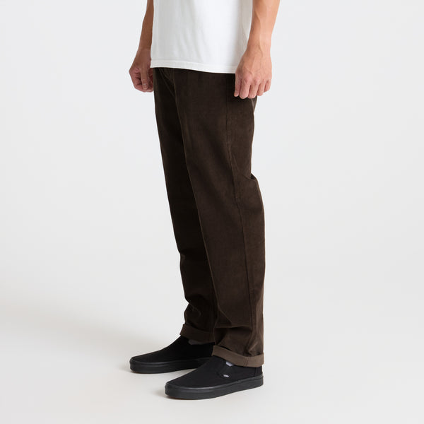 Roark Hwy 128 Cord Denim In Dark Brown