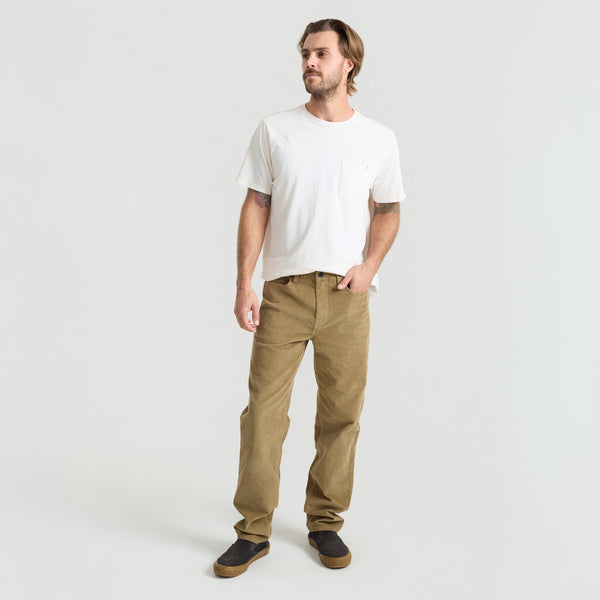 Roark HWY 128 Cord Jeans In Khaki