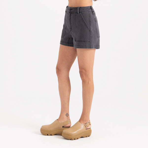 Roark HWY Shorts In Faded Black