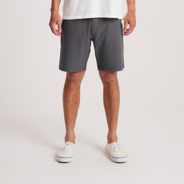Roark Hytide Hybrid Shorts In Charcoal
