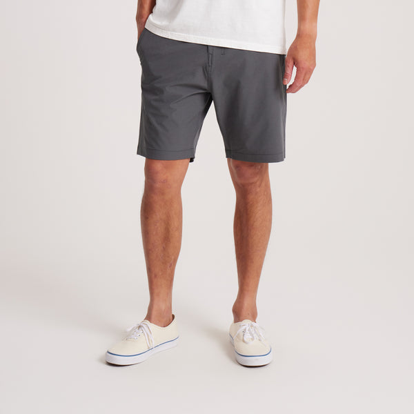 Roark Hytide Hybrid Shorts In Charcoal