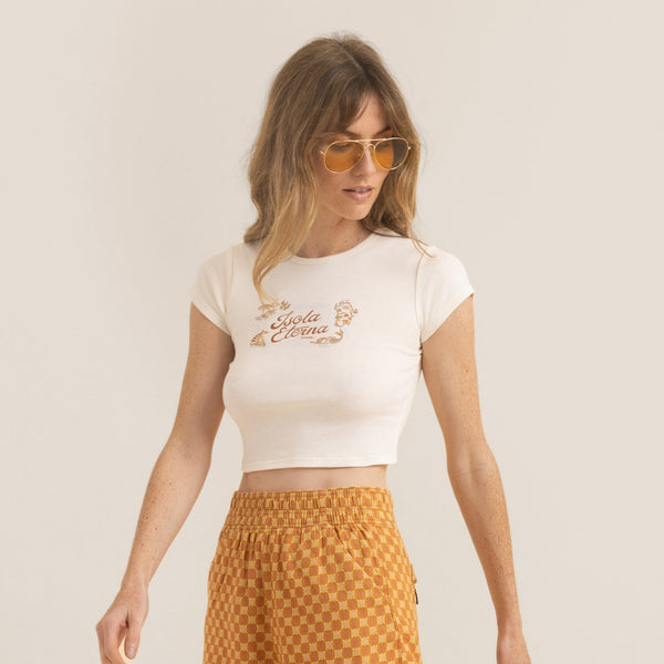 Roark Icon Isola Premium Tee - Coconut | Roark