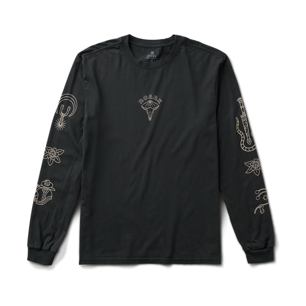 roark Icons Premium Long Sleeve Tee in Black