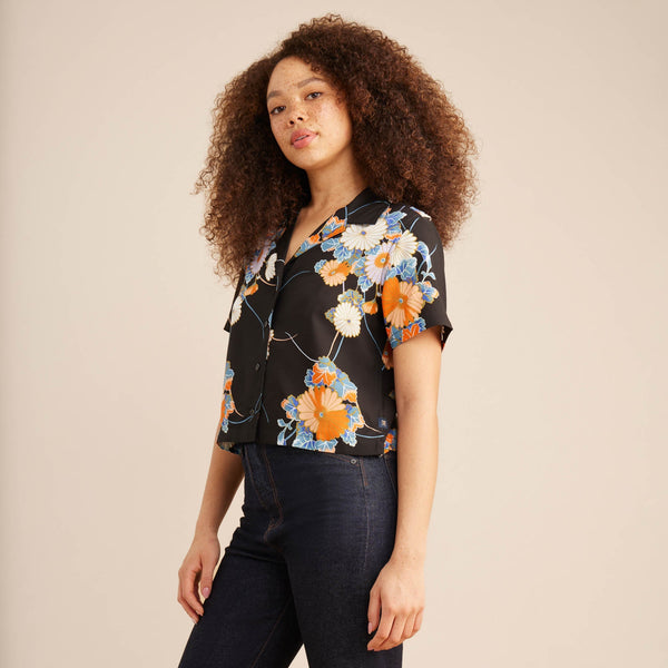 Roark Idle Button Up Shirt - Camellia Black | Roark