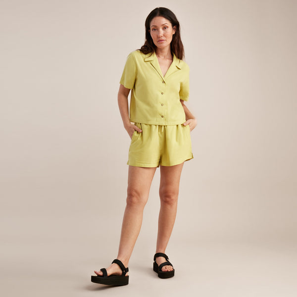 Roark Idle Button Up Shirt - Lime | Roark