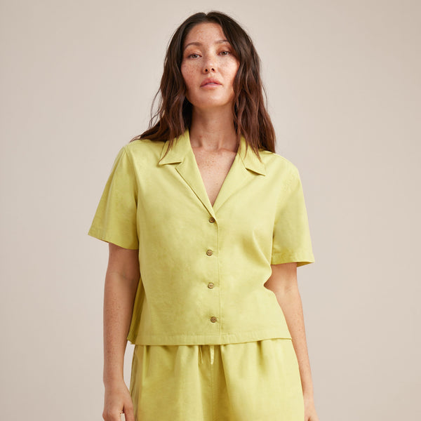 roark Idle Button Up Shirt - Lime | Roark
