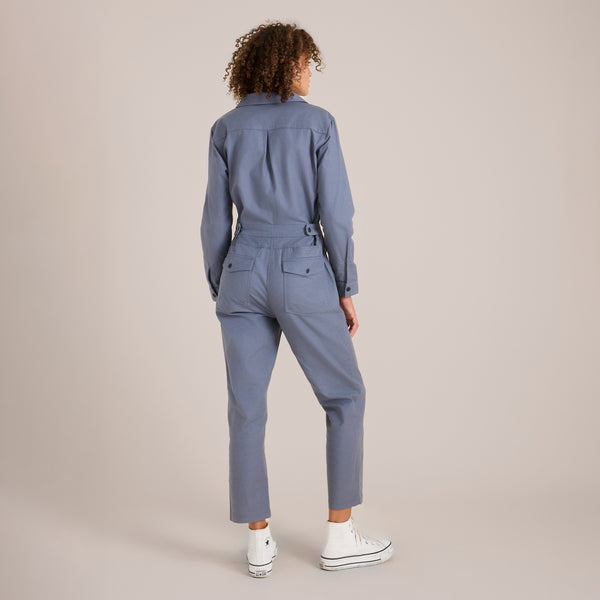 Roark Layover Jumpsuit - Slate Blue | Roark