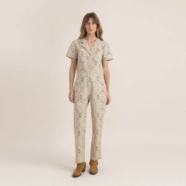 Roark Layover Jumpsuit - Stone | Roark