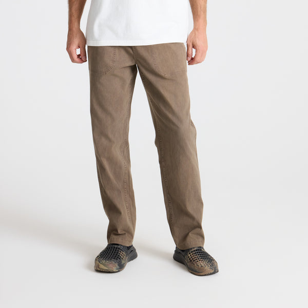 Roark Made To Fade Pants In Washed Brown