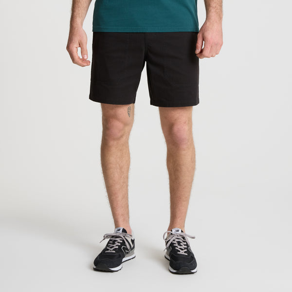 Roark Made To Fade Shorts In Washed Black