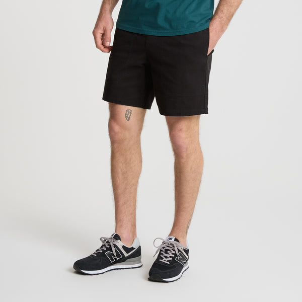 Roark Made To Fade Shorts In Washed Black