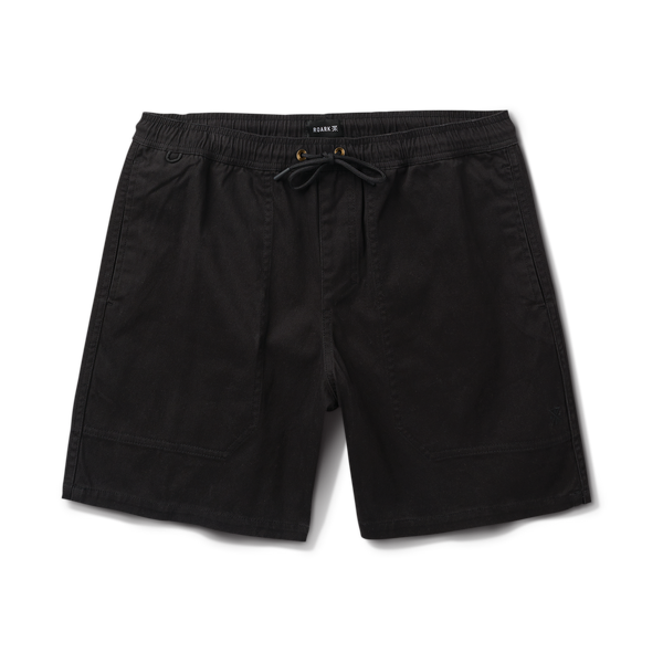 roark Made To Fade Shorts in Washed Black
