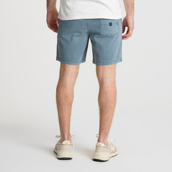 Roark Made To Fade Shorts In Washed Navy