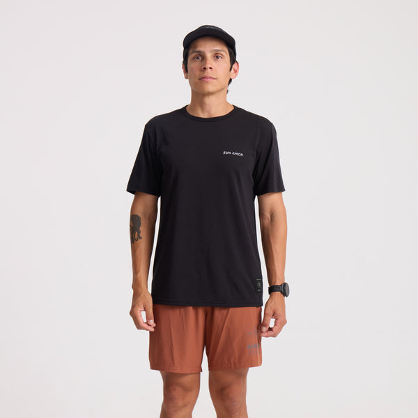 Roark Mathis Active Short Sleeve Tee In Black