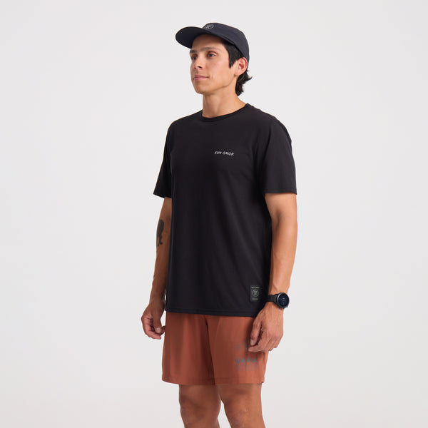 Roark Mathis Active Short Sleeve Tee In Black