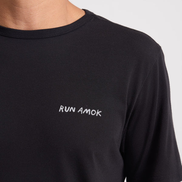 Roark Mathis Active Short Sleeve Tee In Black
