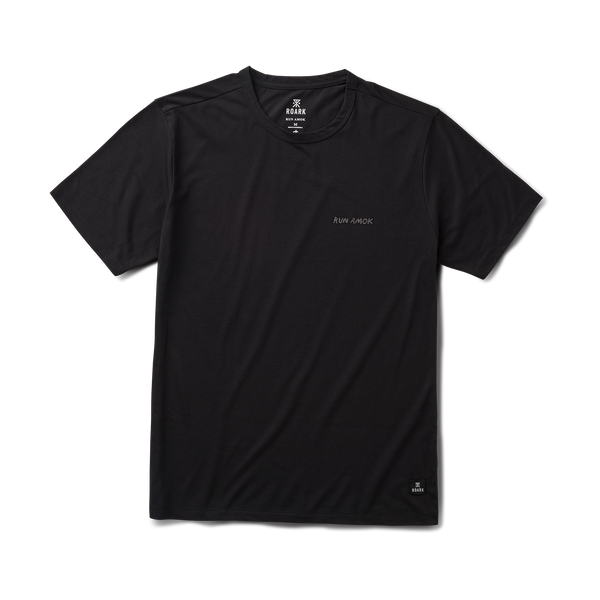 roark Mathis Active Short Sleeve Tee in Black
