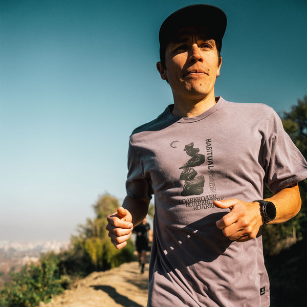 Roark Mathis Active Short Sleeve Tee In Shark