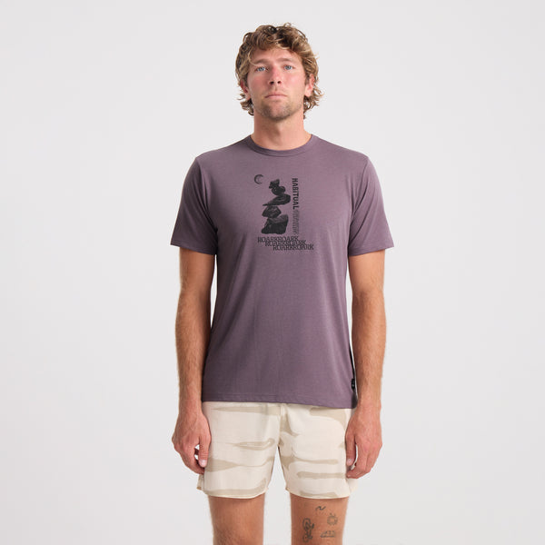 Roark Mathis Active Short Sleeve Tee In Shark